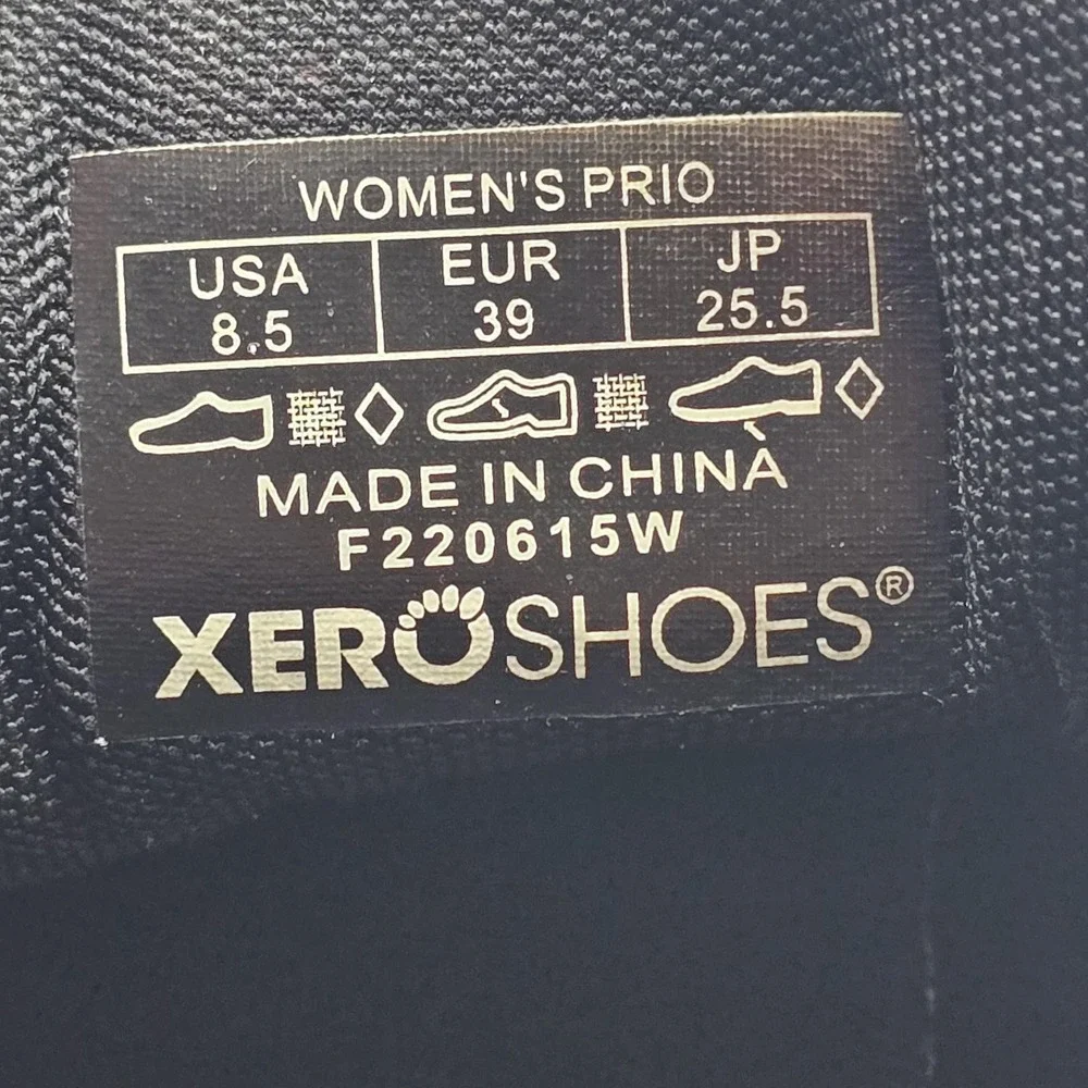 Xero Shoes Prio Womens Size 8.5 Purple Mesh Running Barefoot Low Top Sneakers